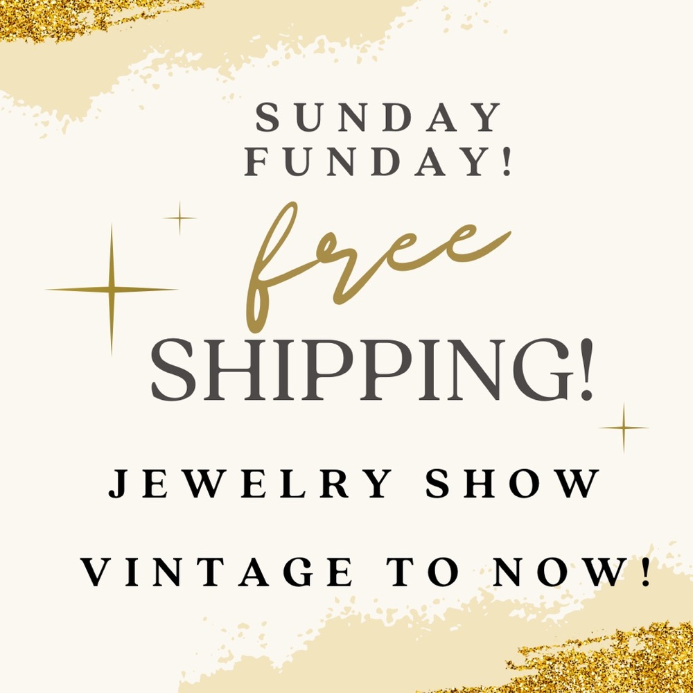 Sunday Funday free shipping listing!